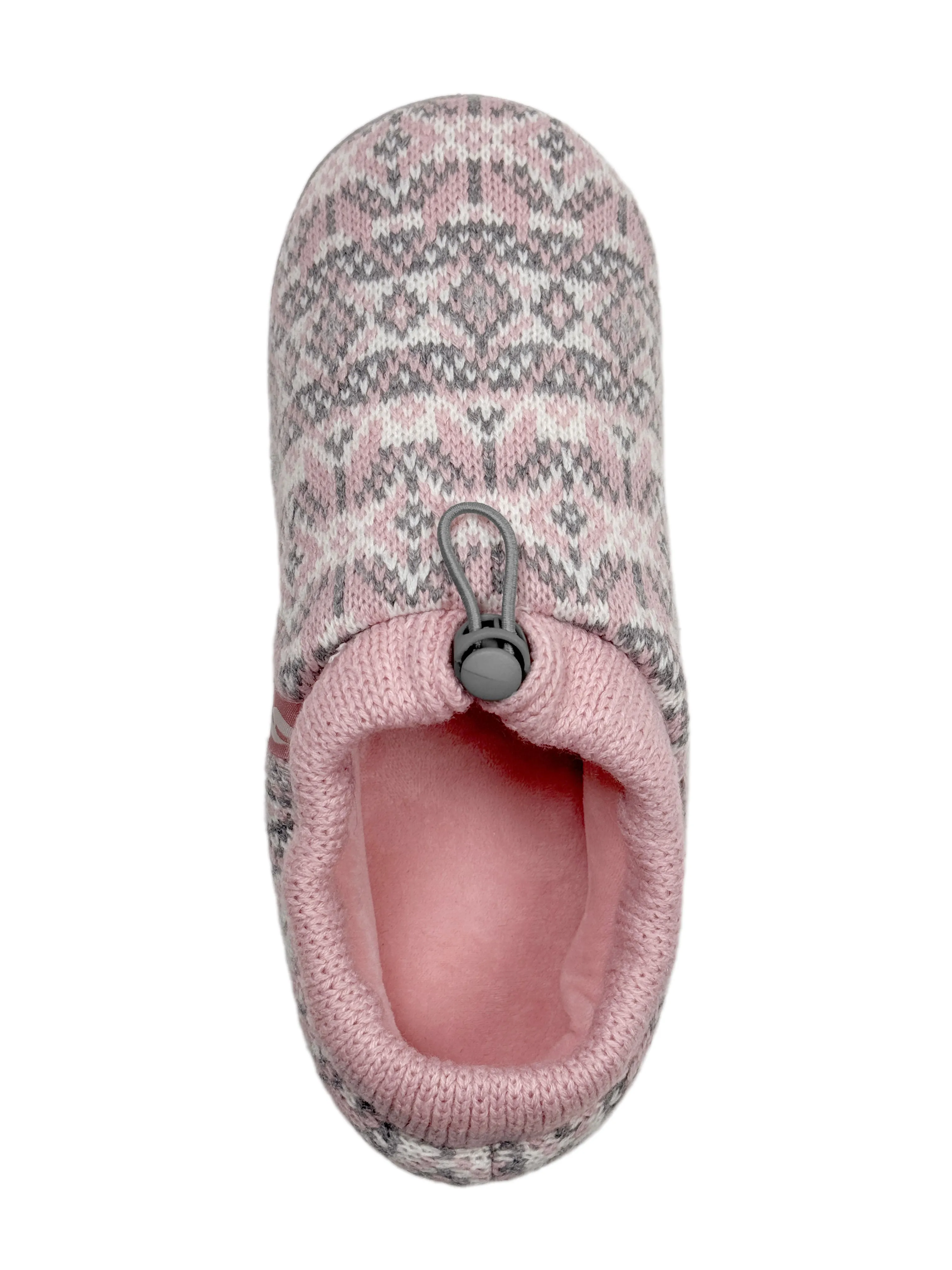 Women's Emma Fairisle Knit Drawstring Slippers