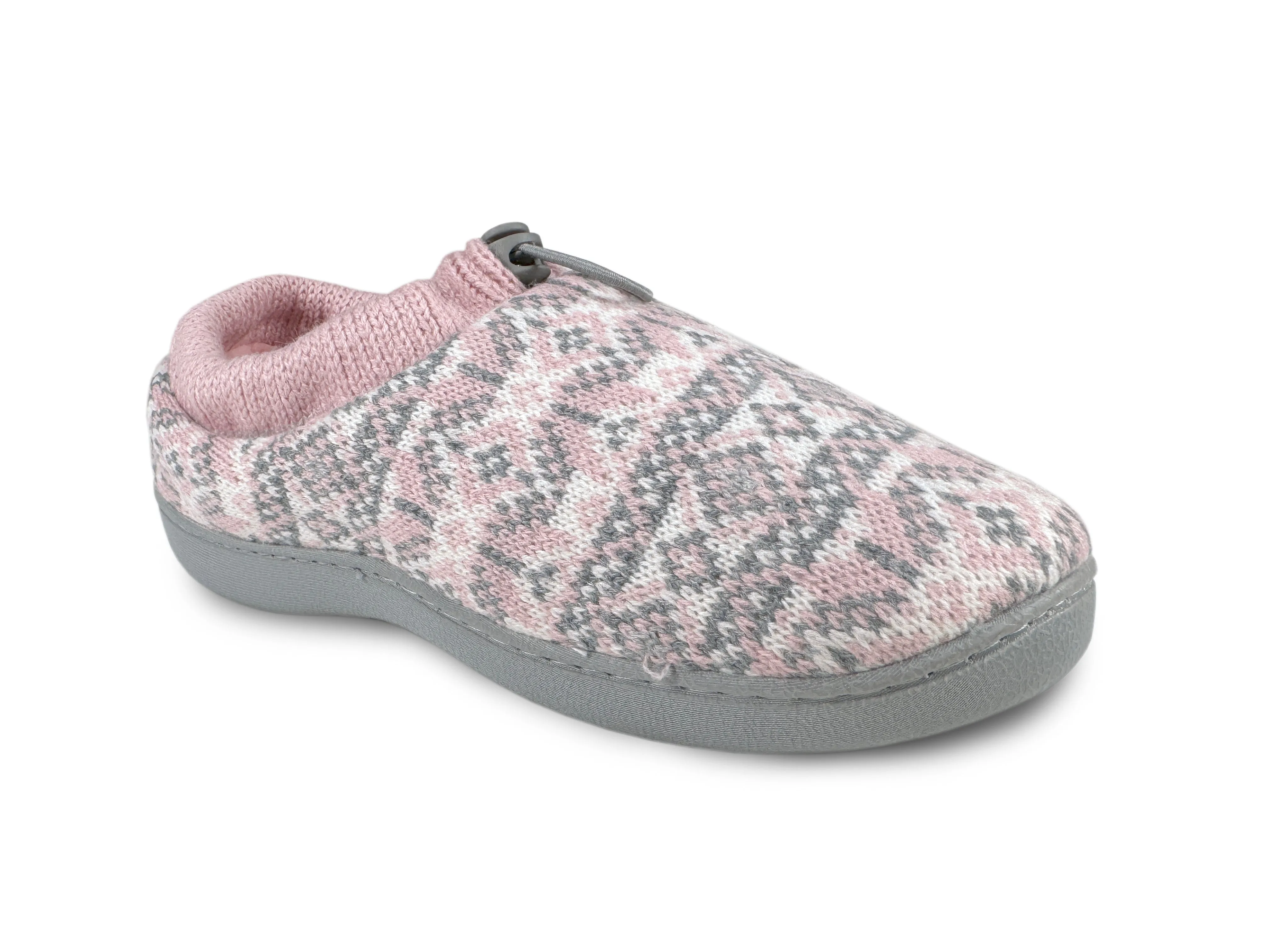 Women's Emma Fairisle Knit Drawstring Slippers